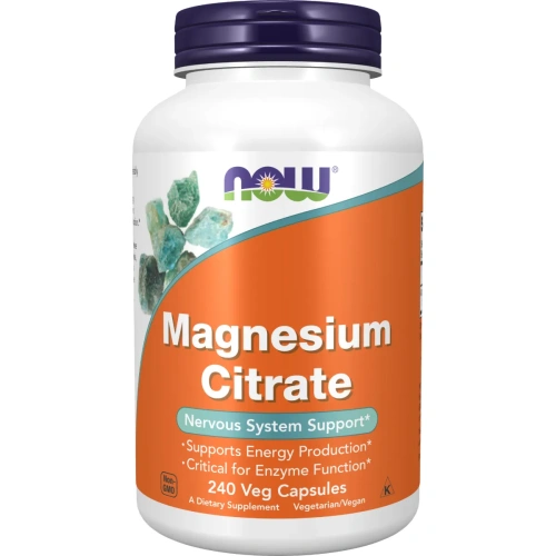 Magnesium Citrate (Magneesiumtsitraat), 240 kapslit | Magnesium – O...