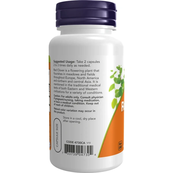 NOW Foods Red Clover, 375mg - 100 caps | Now Foods