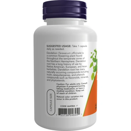 NOW Foods Dandelion Root, 500mg, 100 vcaps | Now Foods