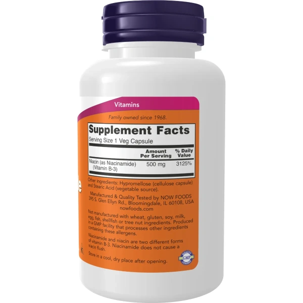 Now Foods, Niacinamide, 500mg - 100caps | Now Foods