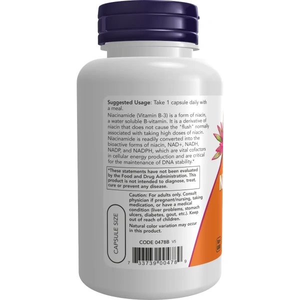 Now Foods, Niacinamide, 500mg - 100caps | Now Foods