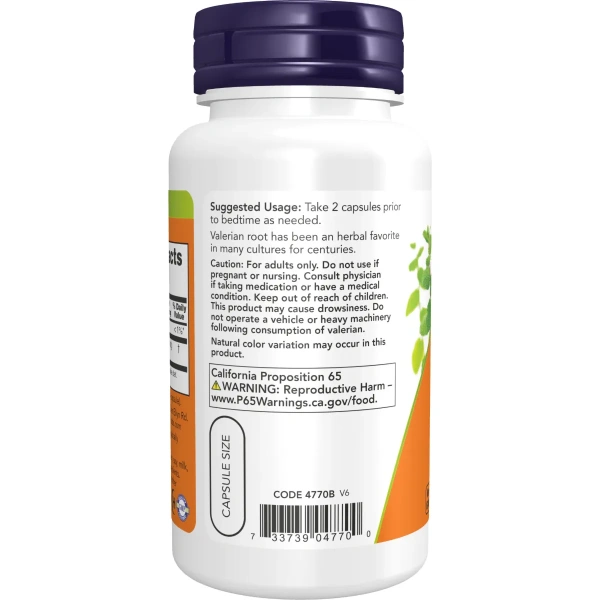 NOW Foods Valerian Root, 500mg, 100 vcaps | Now Foods