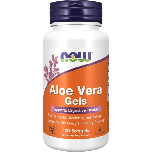 Now Foods, Aloe Vera Gels, 100 Softgels | Virškinimo sveikata – Pir...