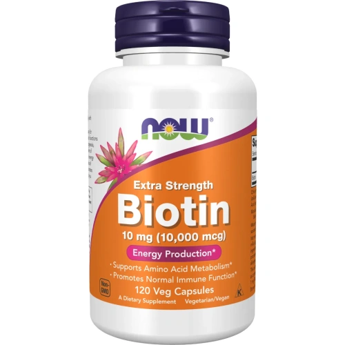 Now Foods, Biotin (Biotiin), 10,000 mcg, 120 kapslit | Multivitamii...