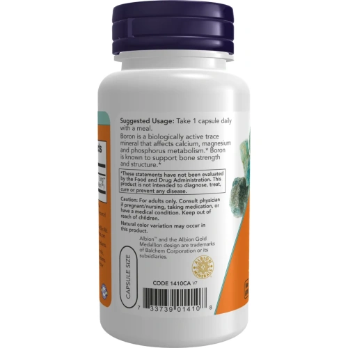 Now Foods, Boron (Boor), 3 mg, 100 kapslit | Now Foods