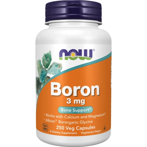 Now Foods, Boron (Boor), 3 mg, 250 kapslit | Now Foods