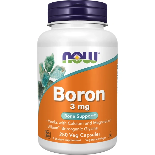 Now Foods, Boron, 3 mg, 250 Veg Capsules | Now Foods