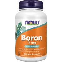 Now Foods, Boron (Boor), 3 mg, 250 kapslit | Now Foods