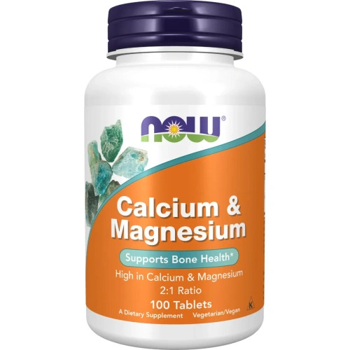 Now Foods, Calcium & Magnesium (Kaltsium & Magneesium), 100 Tablett...