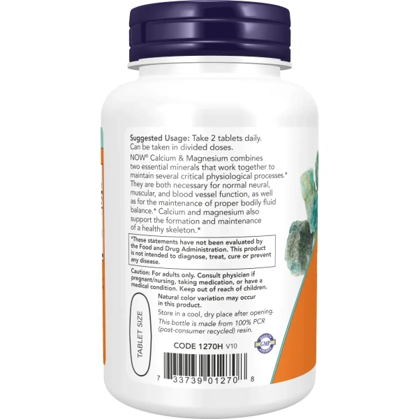 Now Foods - Calcium & Magnesium 100tab | Now Foods