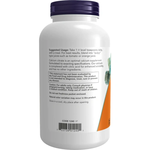 Now Foods, Calcium Citrate (Kaltsiumtsitraat, Pulber), 227g | Now Foods