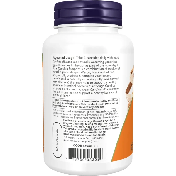 Now Foods, Candida Support, 90 Veg Capsules | Now Foods