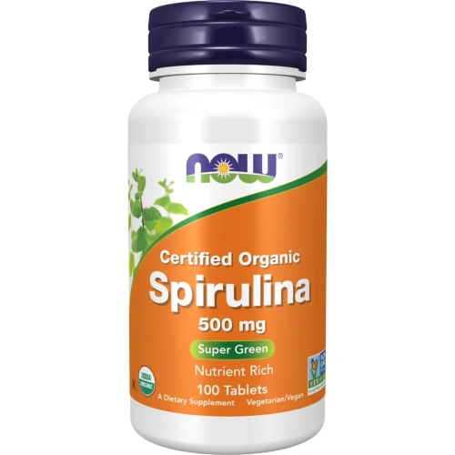Now Foods, Certified Organic Spirulina (Orgaaniline spirulina), 500...
