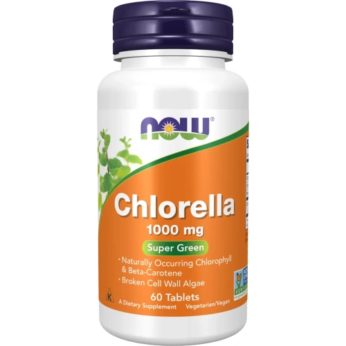 Now Foods, Chlorella (Klorella) 1000mg, 60 Tablets | Now Foods