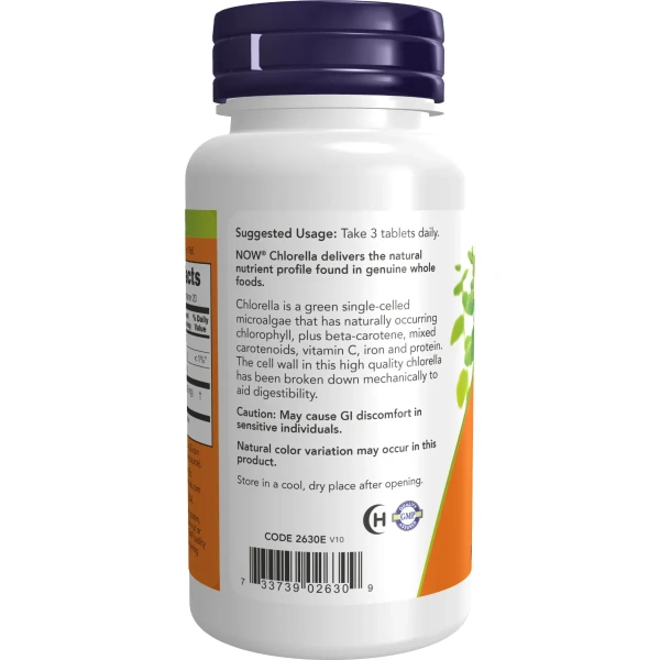 Now Foods, Chlorella (Klorella) 1000mg, 60 Tablets | Now Foods