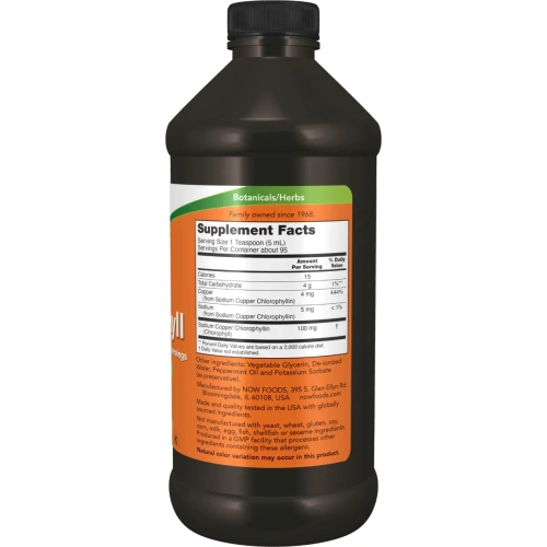 Now Foods, Chlorophyll Liquid (Klorofüll), 473ml | Now Foods