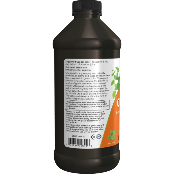Now Foods, Chlorophyll Liquid (Klorofüll), 473ml | Now Foods