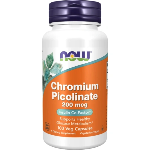 Now Foods, Chromium Picolinate, 200 mcg, 100 Veg Capsules | Chromas...
