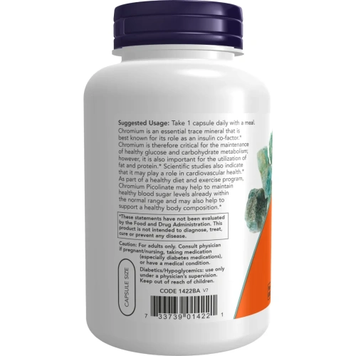 Now Foods, Chromium Picolinate (Kroompikolinaat), 200 mcg, 250 kapslit | Now Foods