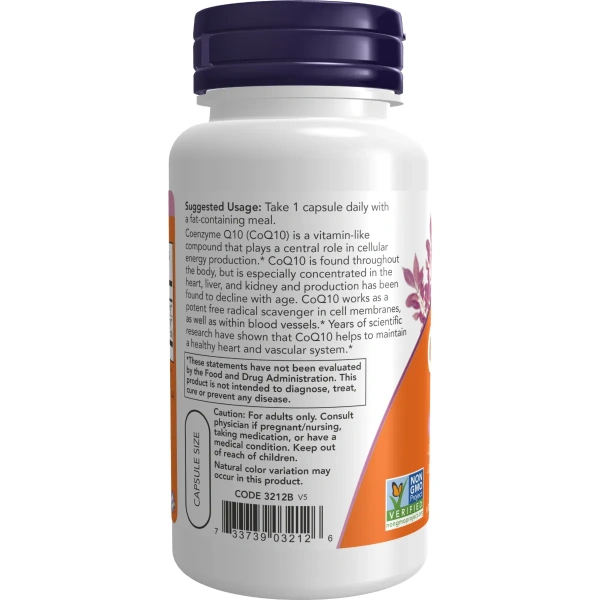 Now Foods, CoQ10 koos viirpuu marjaga, 100 mg, 90 kapslit | Now Foods
