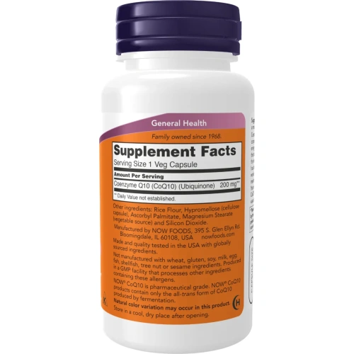 Now Foods, CoQ10, 200 mg, 60 Veg Capsules | Now Foods