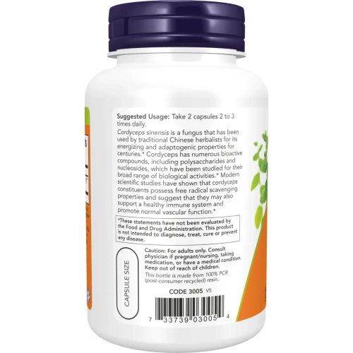 Now Foods, Cordyceps, 750 mg, 90 Veg Capsules | Now Foods