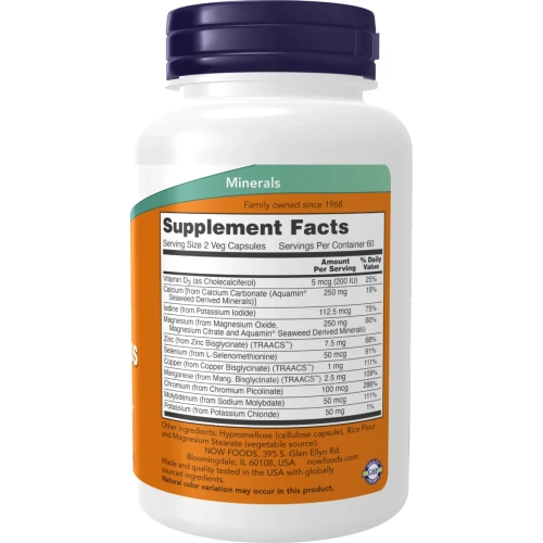 Now Foods - Full Spectrum Mineral (120Vcaps) - Mineraalide kompleks | Now Foods
