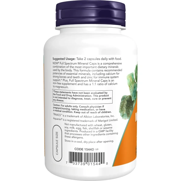 Now Foods, Full Spectrum Minerals Caps (Mineraalide kompleks), 120 kapslit | Now Foods