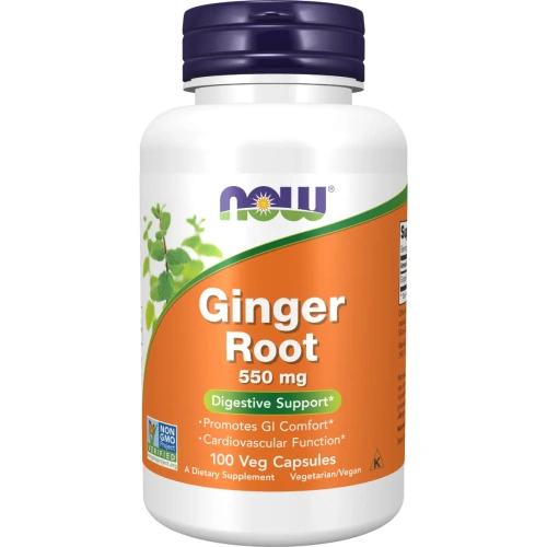 NOW Foods, Ginger Root (Ingverijuur), 550 mg, 100 Veg Capsules | Su...