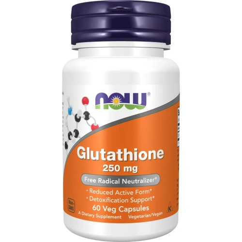 NOW Foods, Glutathione, 250 mg, 60 Veg Capsules | Antioksidantai – ...