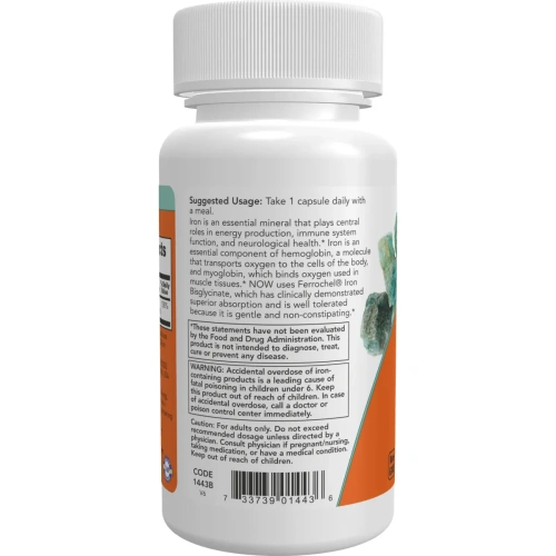 Now Foods, Iron (Raud), 18 mg, 120 kapslit | Now Foods