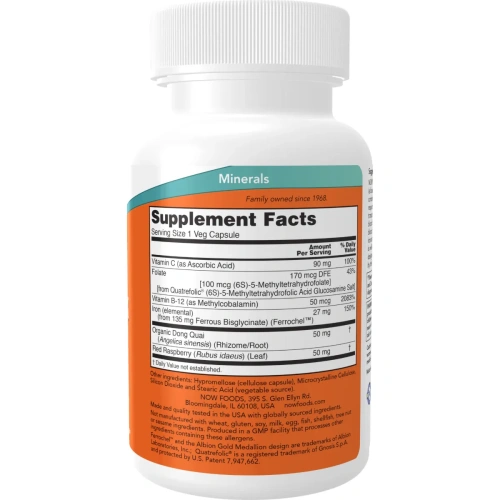 Now Foods, Iron Complex Caps, 100 Veg Capsules | Now Foods
