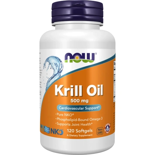 NOW Foods, Krill Oil, 500 mg, 120 Softgels | Omegas / Flax Oil / Fi...