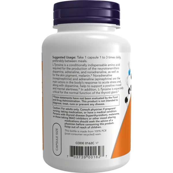 Now Foods, L-Tyrosine (L-Türosiin), 500 mg, 120 kapslit | Now Foods