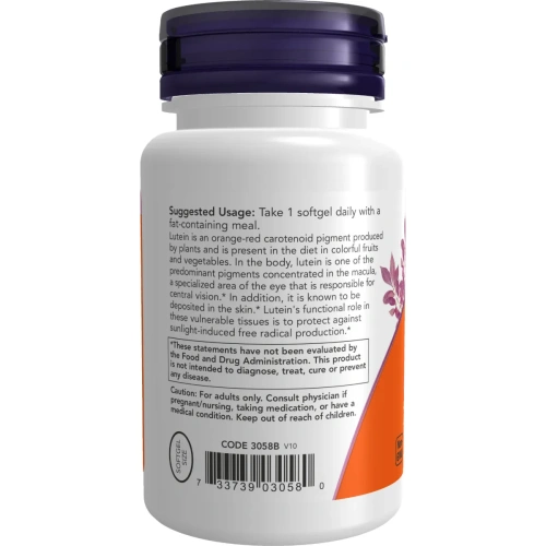 Now Foods, Lutein, 10 mg, 60 Softgels | Now Foods