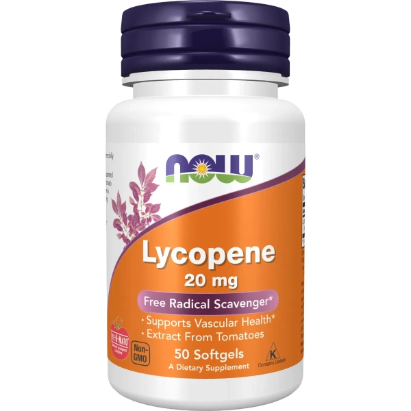 NOW Foods, Lycopene, 20 mg, 50 Softgels | Now Foods
