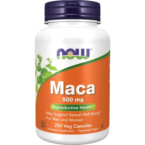 Now Foods, Maca 500mg, 250 kapslit | Vitamiinit / Mineraalit – Osta...
