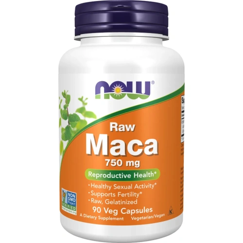 NOW Foods, Maca, Raw, 750 mg, 90 Veg Capsules | Now Foods