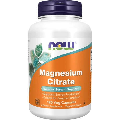 Now Foods, Magnesium Citrate (Magneesiumtsitraat), 120 kapslit | Vi...