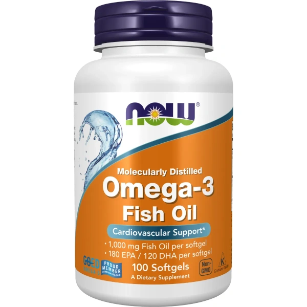 Now Foods, Omega-3, 100 Softgels | Now Foods