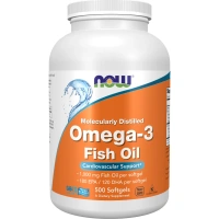 Now Foods, Омега-3, 500 мягких таблеток | Омега-3 и жирные кислоты ...