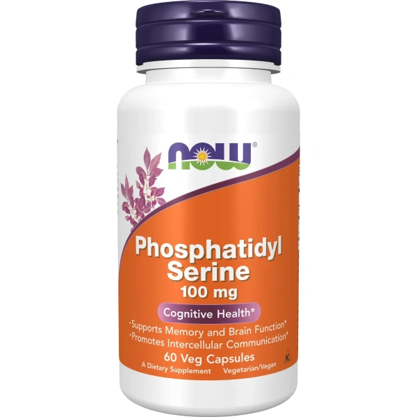 Now Foods, Phosphatidyl Serine (Fosfatidüülseriin), 100 mg, 60 kapslit | Now Foods