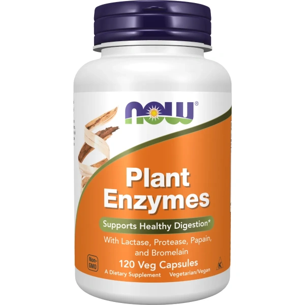 Now Foods, Plant Enzymes (Taimsed ensüümid), 120 kapslit | Now Foods