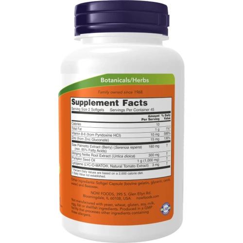 Now Foods, Prostate Support, 90 Softgels | Now Foods
