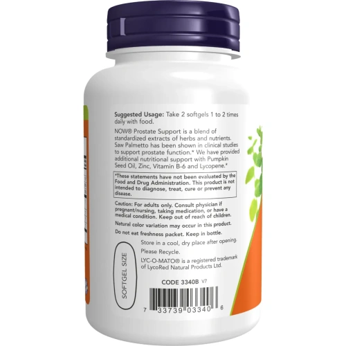 Now Foods, Prostate Support (Eesnäärme tugi), 90 geelkapslit | Now Foods