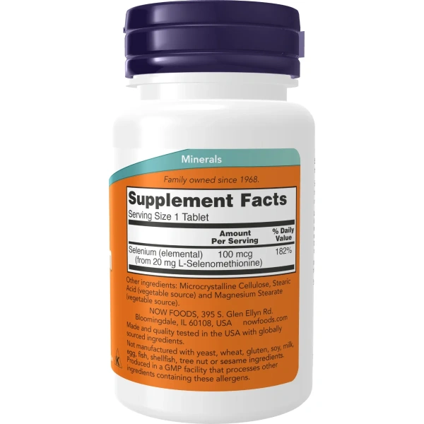 Now Foods, Selenium (Seleen), 100 mcg, 100 tab | Now Foods