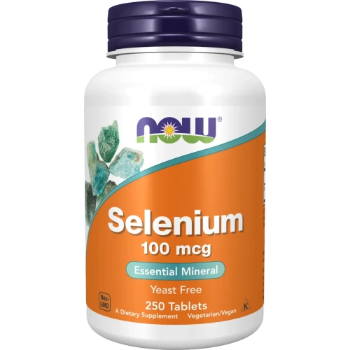 Now Foods, Selenium (Seleen), 100 mcg, 250 tab | Vitaminai ir miner...