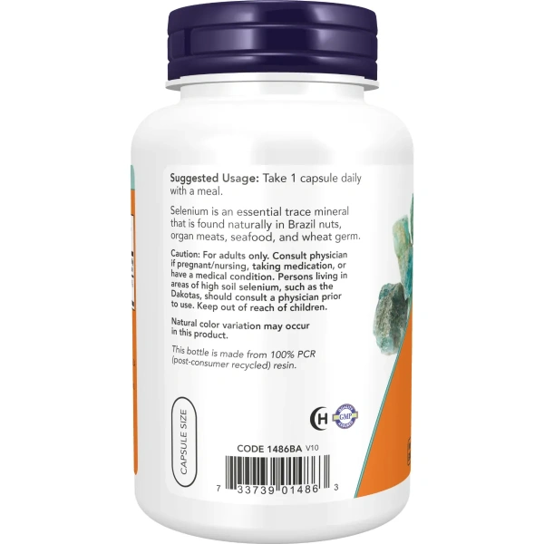 Now Foods, Selenium 200mcg, 180caps | Now Foods