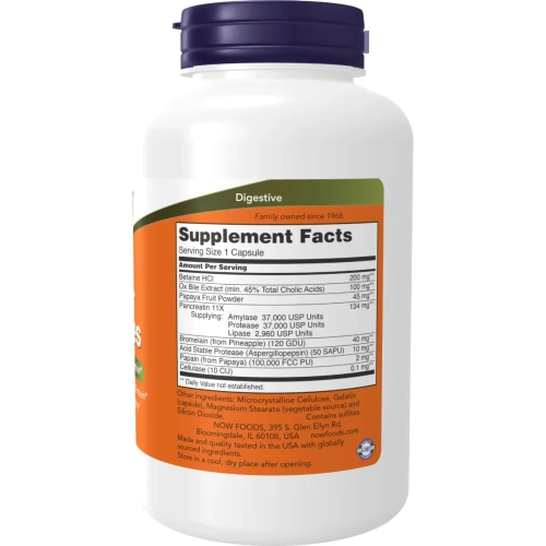 Now Foods, Super Enzymes (Super ensüümid), 180 kapslit | Now Foods