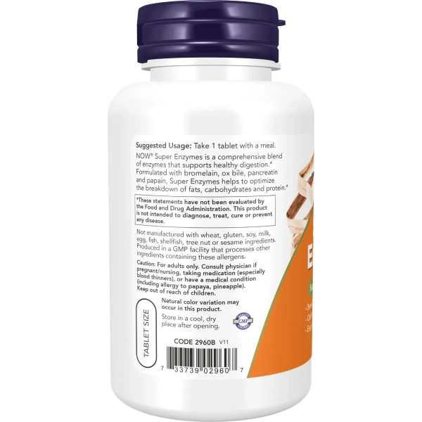 Now Foods, Super Enzymes (Super ensüümid), 90 tablets | Now Foods